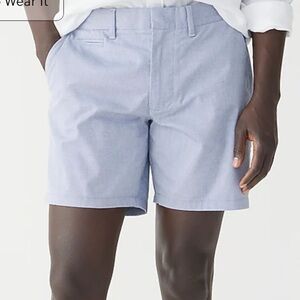 J crew sky blue 7'' tech oxford short